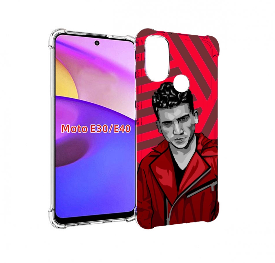 

Чехол бампер MyPads Денвер-бумажный-дом для Motorola Moto E30., Прозрачный, Tocco