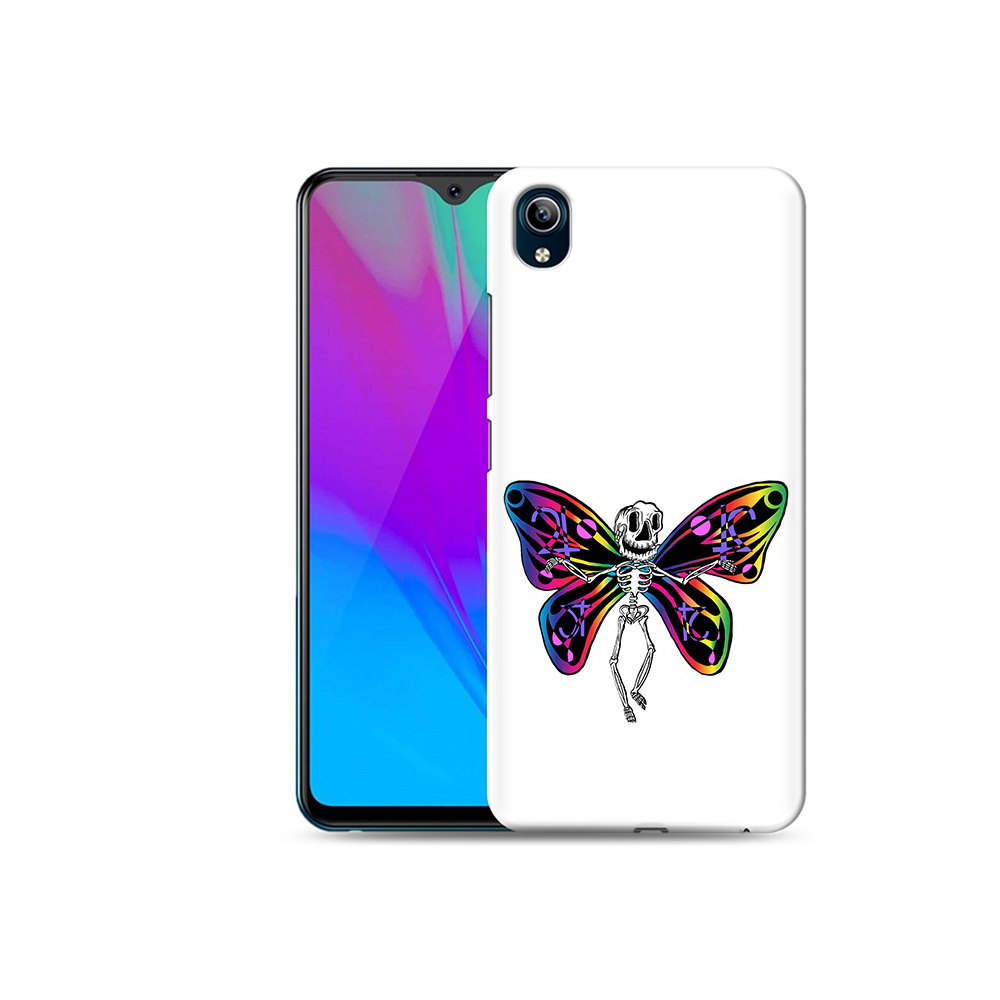 

Чехол MyPads Tocco для Vivo Y91C эффект бабочки (PT156610.438.701), Прозрачный, Tocco
