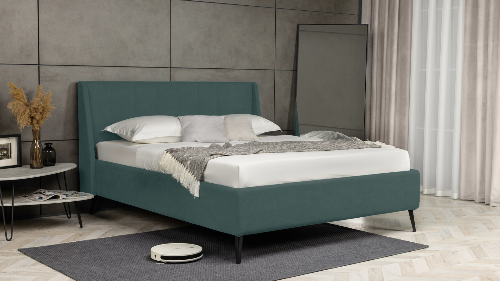 

Кровать Askona Nikolet Casanova Seawave 160х200, Зеленый