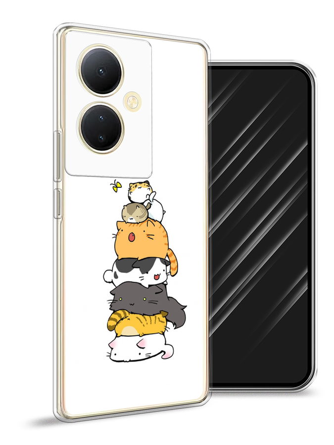

Чехол Awog на Vivo Y78 5G (global)/V29 Lite, Коричневый;белый;серый, 268850-10