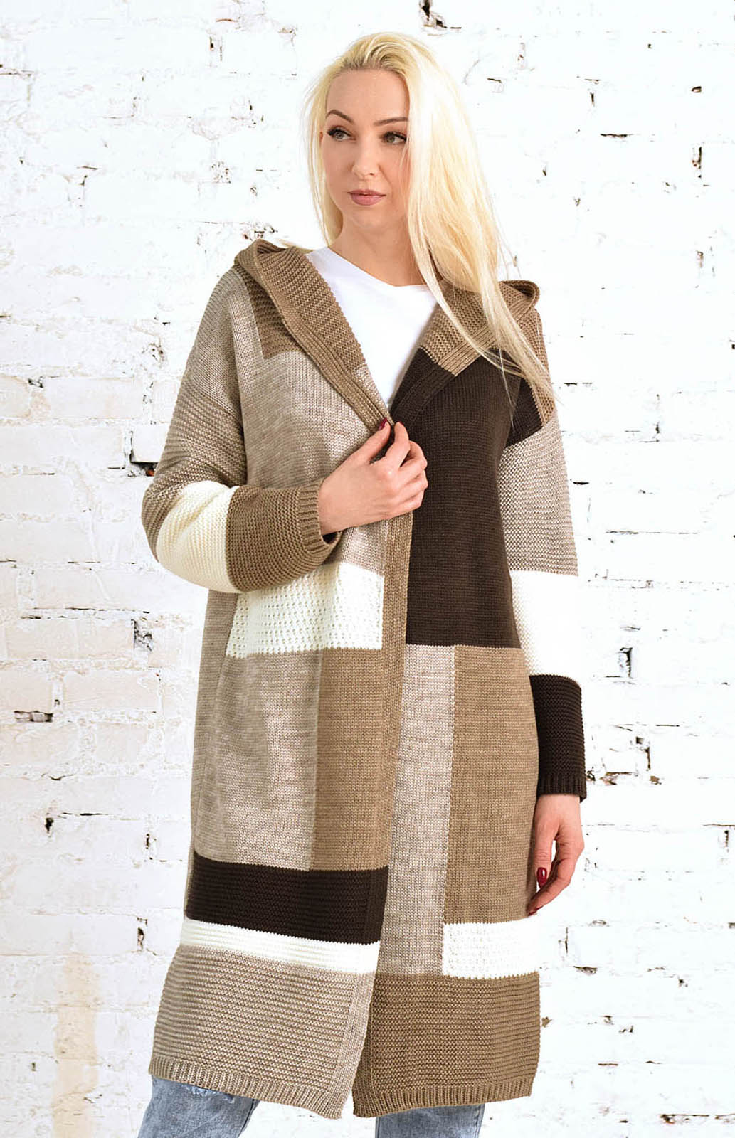 

Кардиган женский MILANIKA 1158 коричневый 54, 1158