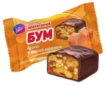 

Конфеты Конти Арахисовый Бум в мягкой карамели