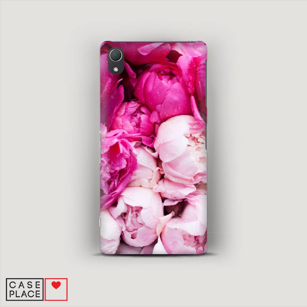 

Пластиковый чехол "Пионы розово-белые" на Sony Xperia Z2