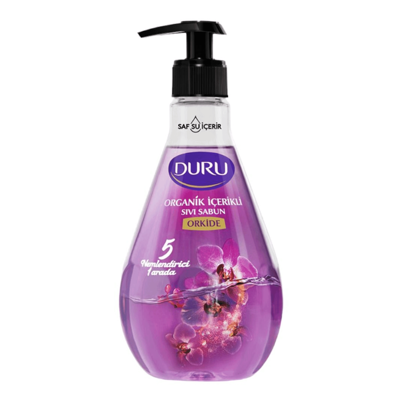 Туалетное мыло жидкое Duru Organic Ingredients орхидея 500 мл мыло жидкое туалетное геникс ника белая орхидея 1 литр