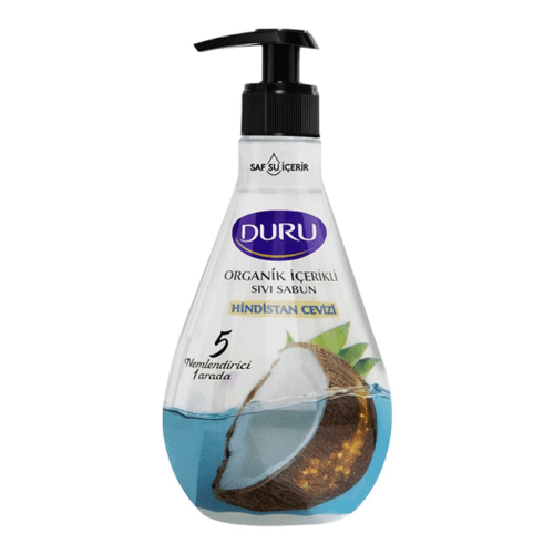 Туалетное мыло жидкое Duru Organic Ingredients кокос 500 мл мыло туалетное мк кокос 100г x 20 шт
