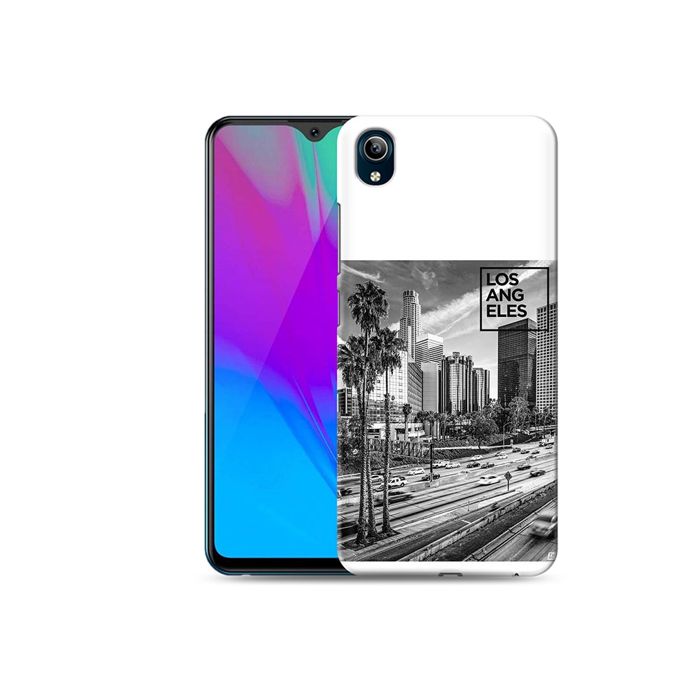 

Чехол MyPads Tocco для Vivo Y91C черно белый лос анджелес (PT156610.438.685), Прозрачный, Tocco