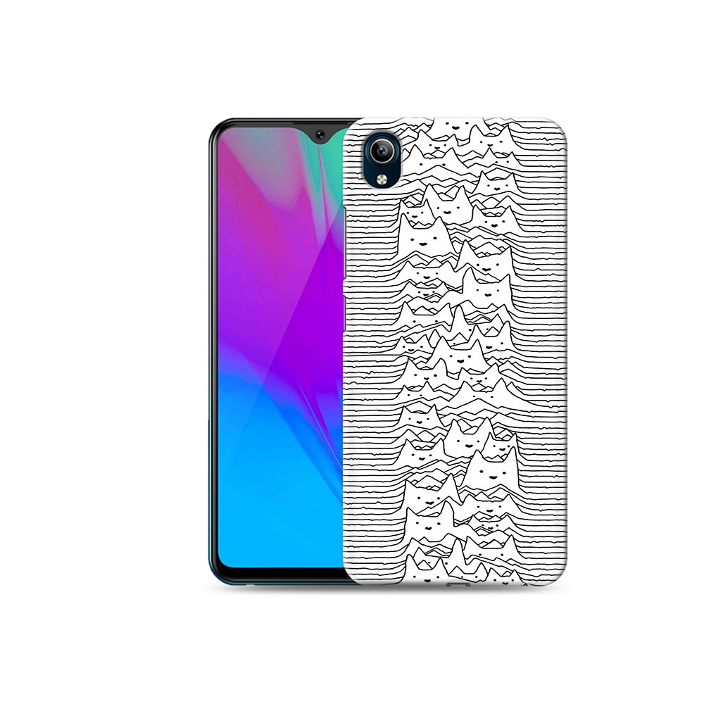 

Чехол MyPads Tocco для Vivo Y91C черно белые коты 3D (PT156610.438.682), Прозрачный, Tocco