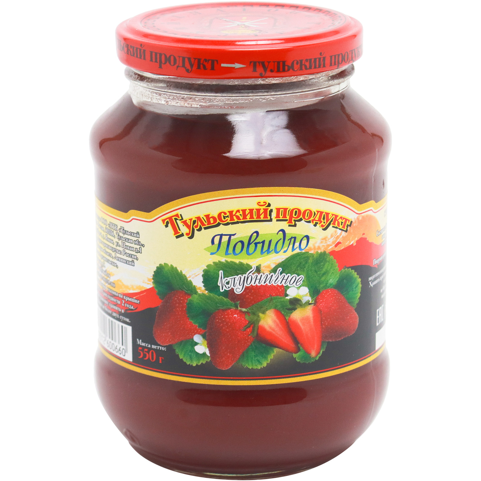 

Повидло Тульский Продукт клубничное 550 г