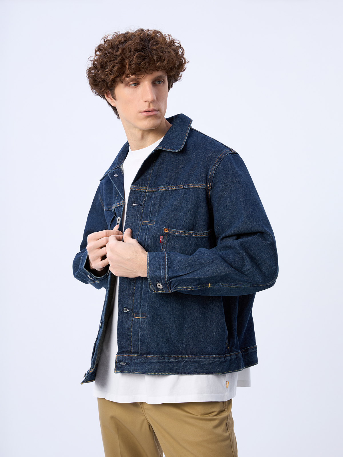 Джинсовая куртка мужская Levi's A3174 синяя S