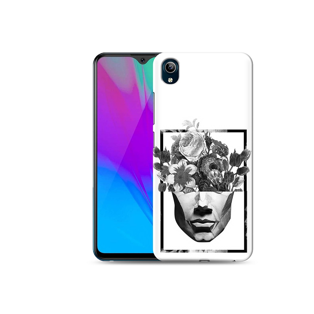 

Чехол MyPads Tocco для Vivo Y91C черно белая ваза в абстракции (PT156610.438.678), Прозрачный, Tocco