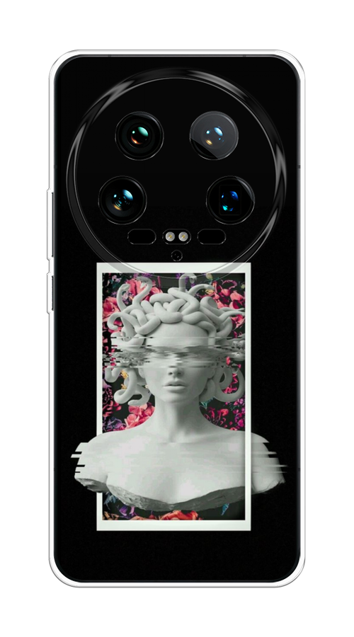 

Чехол на Xiaomi 14 Ultra "Web Punk Медуза Горгона", Черный;серый, 321850-1