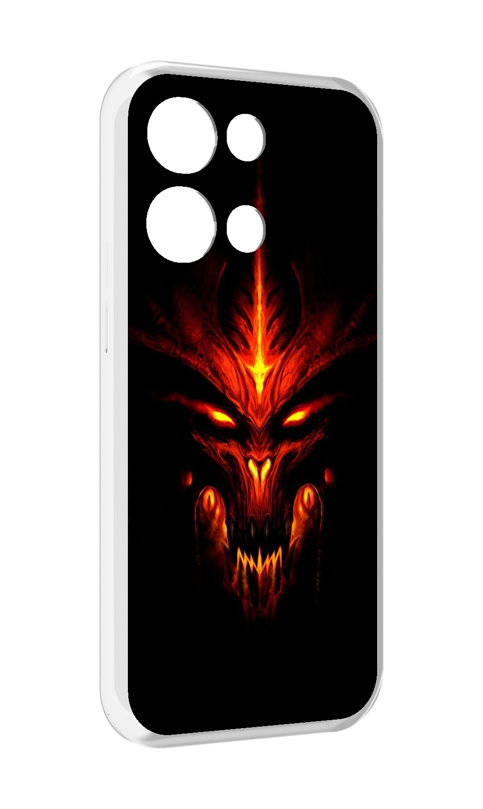 

Чехол MyPads diablo-3-диабло для OPPO Reno8 Pro, Прозрачный, Tocco