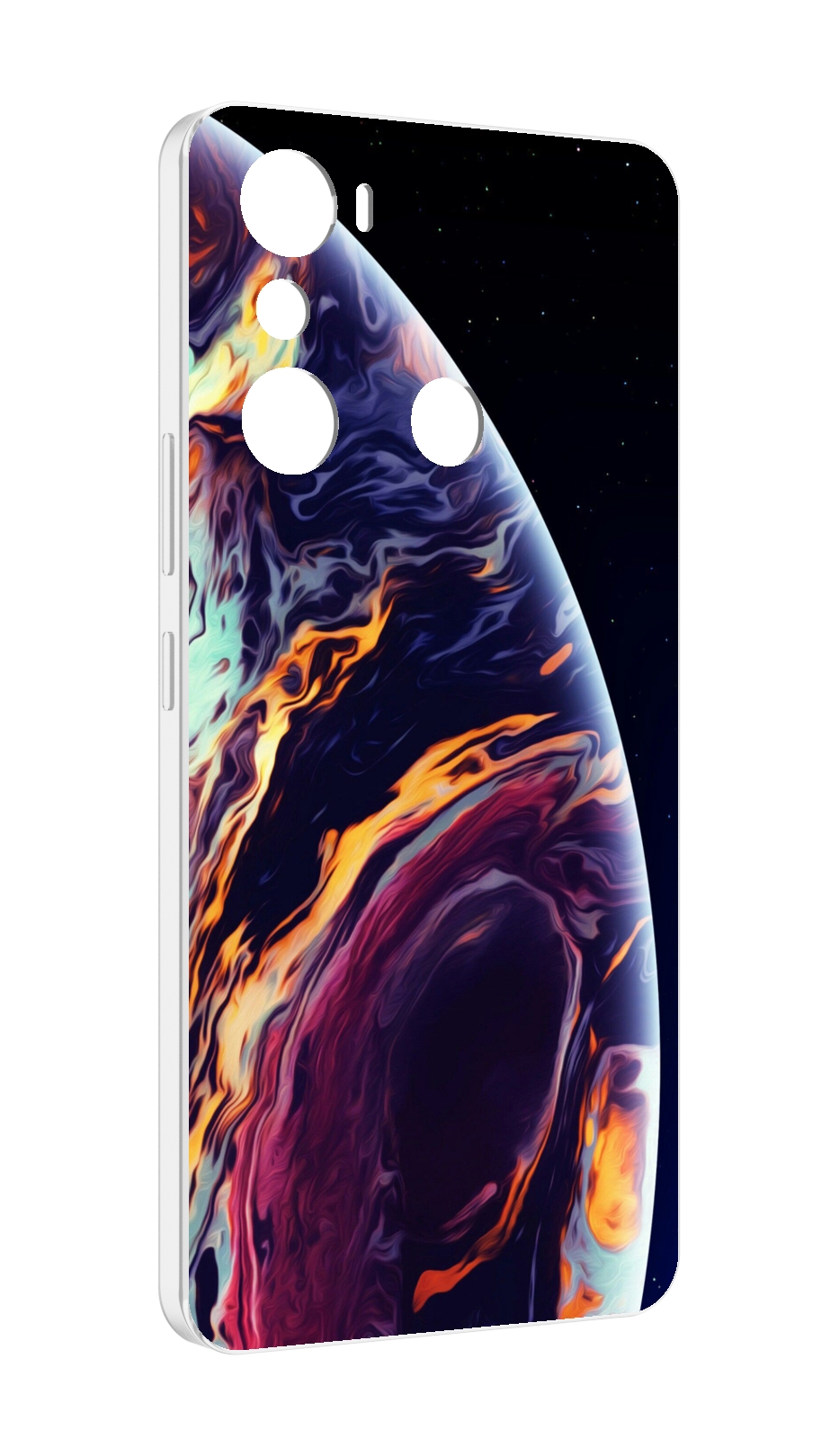 

Чехол MyPads акварельная планета для Infinix Hot 20i, Прозрачный, Tocco