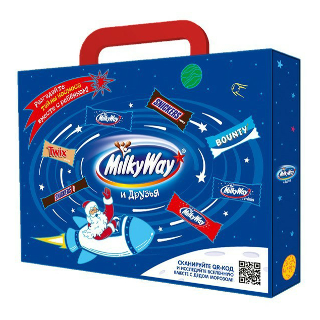 Набор конфет Milky Way Друзья Чемоданчик 200 г