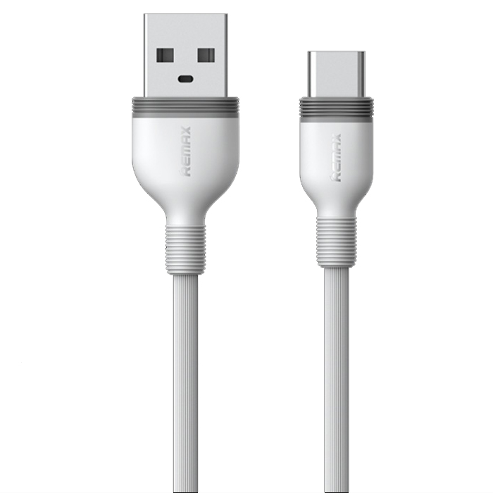 фото Кабель usb 2.0 a (m) - usb type-c (m) 1м remax rc-126a - белый