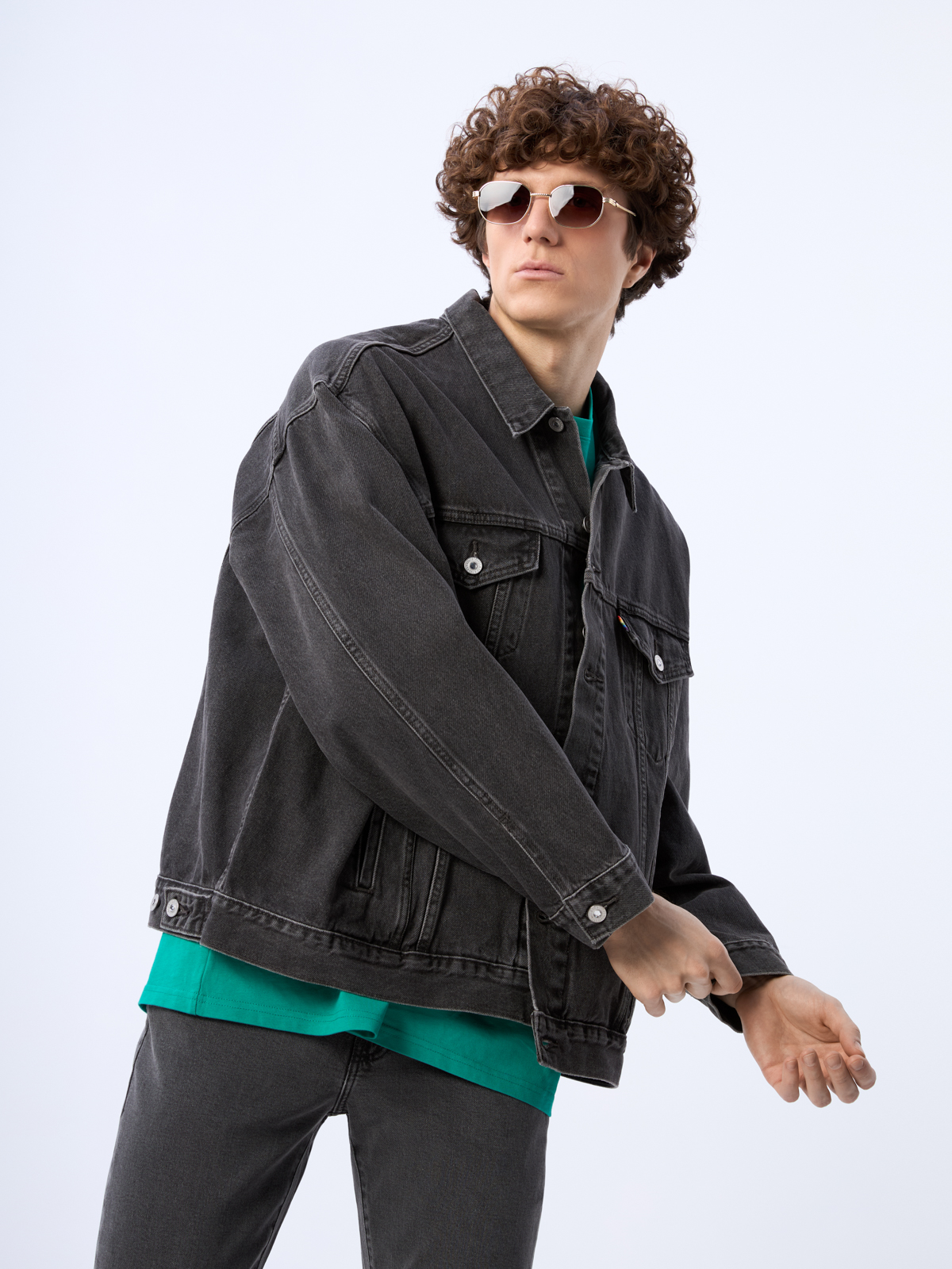 

Куртка мужская Levi's A0054 черная L, Черный, A0054
