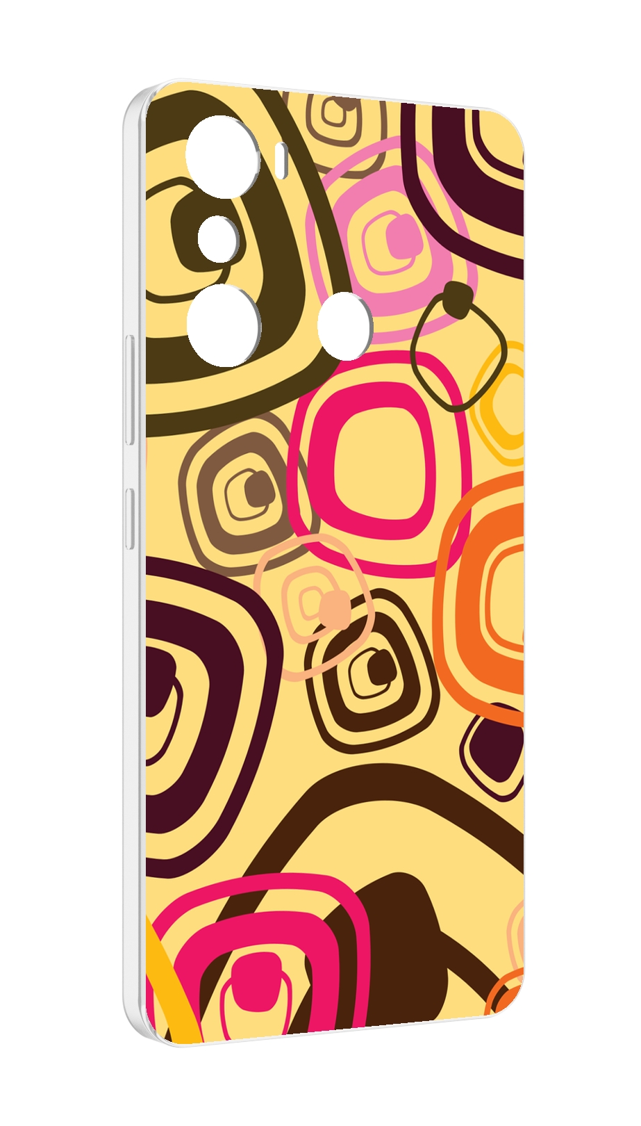 

Чехол MyPads абстракция-на-желтом-фоне для Infinix Hot 20i, Прозрачный, Tocco