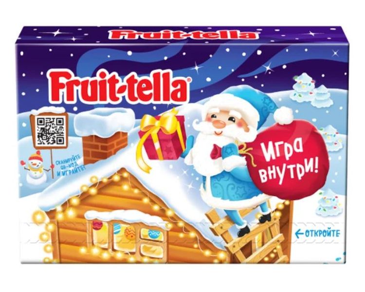 фото Сладкий подарочный набор fruittella домик 260 г fruit-tella