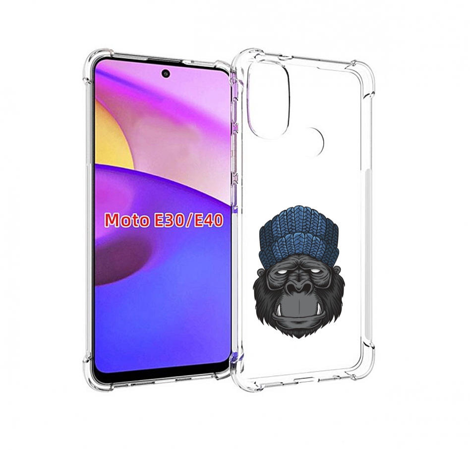 

Чехол бампер MyPads Горила для Motorola Moto E30., Прозрачный, Tocco