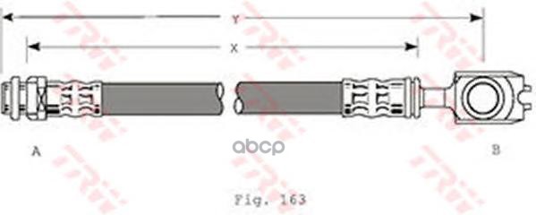 Шланг Тормозной Audi: A3 1.6/1.8/1.9d 96-02/2.0d 98-, Skoda: Octavia 1.4/1.6/1.8/1.9d/2.0