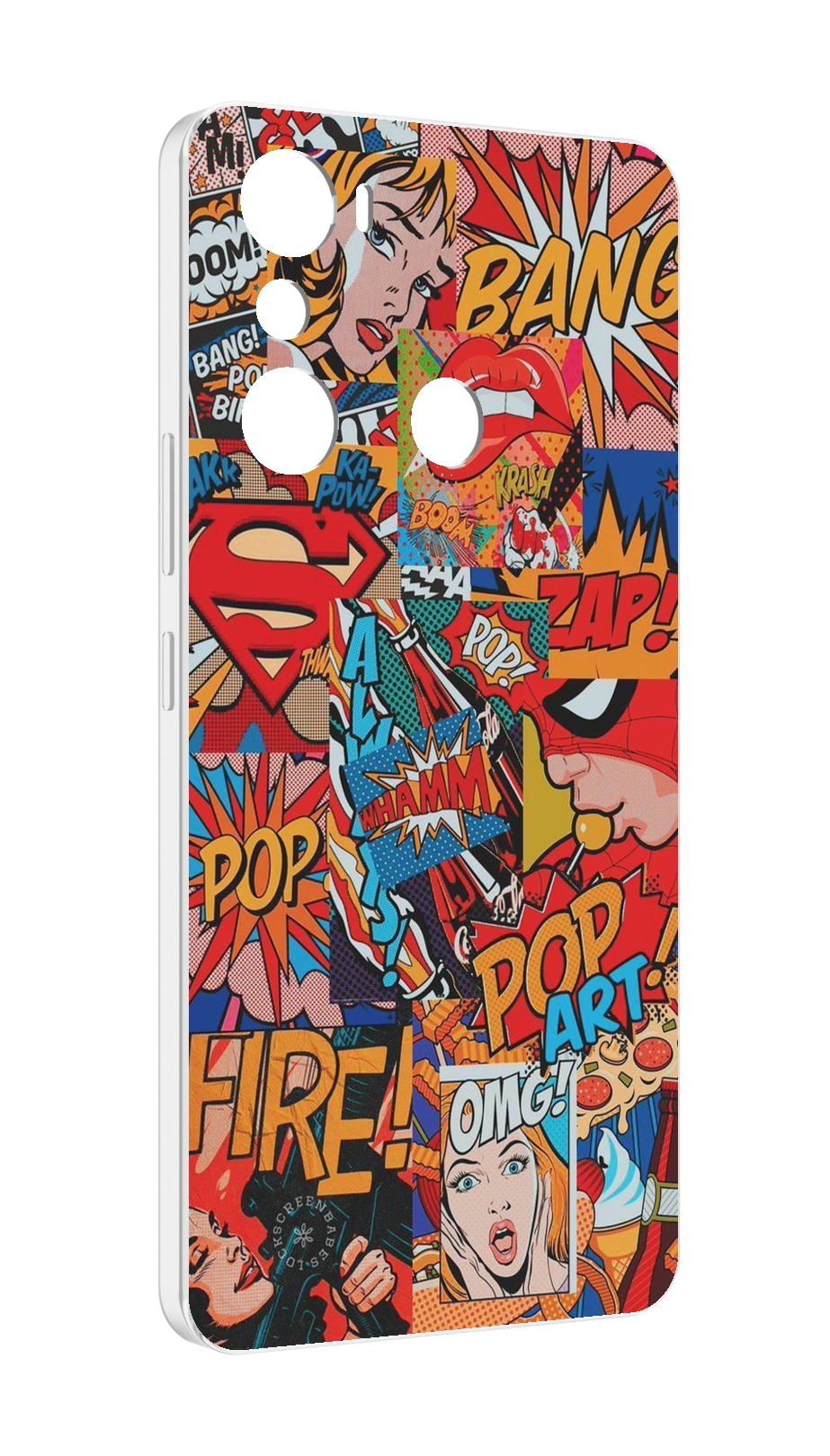 

Чехол MyPads Фон для Infinix Hot 20i, Прозрачный, Tocco