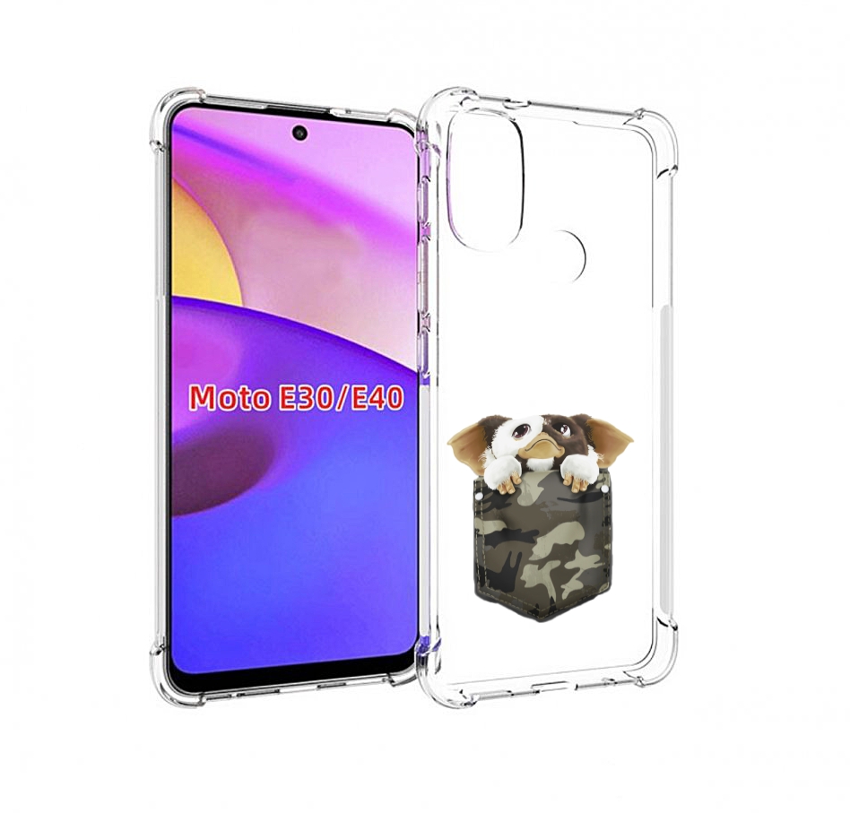 

Чехол бампер MyPads Гизмо для Motorola Moto E30., Прозрачный, Tocco
