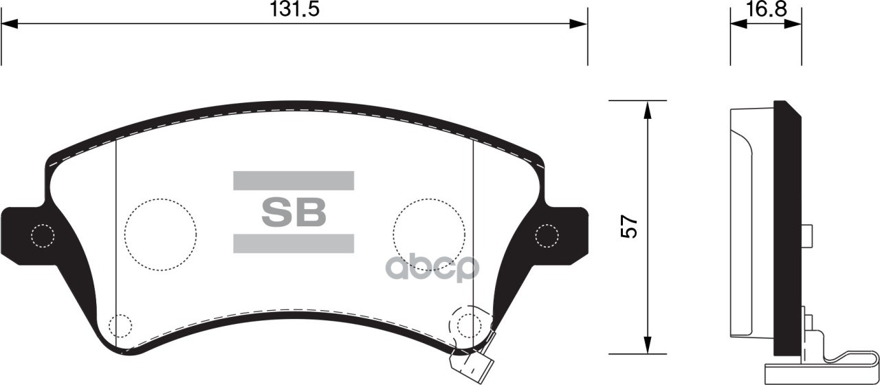 фото Комплект тормозных колодок sangsin brake sp1502