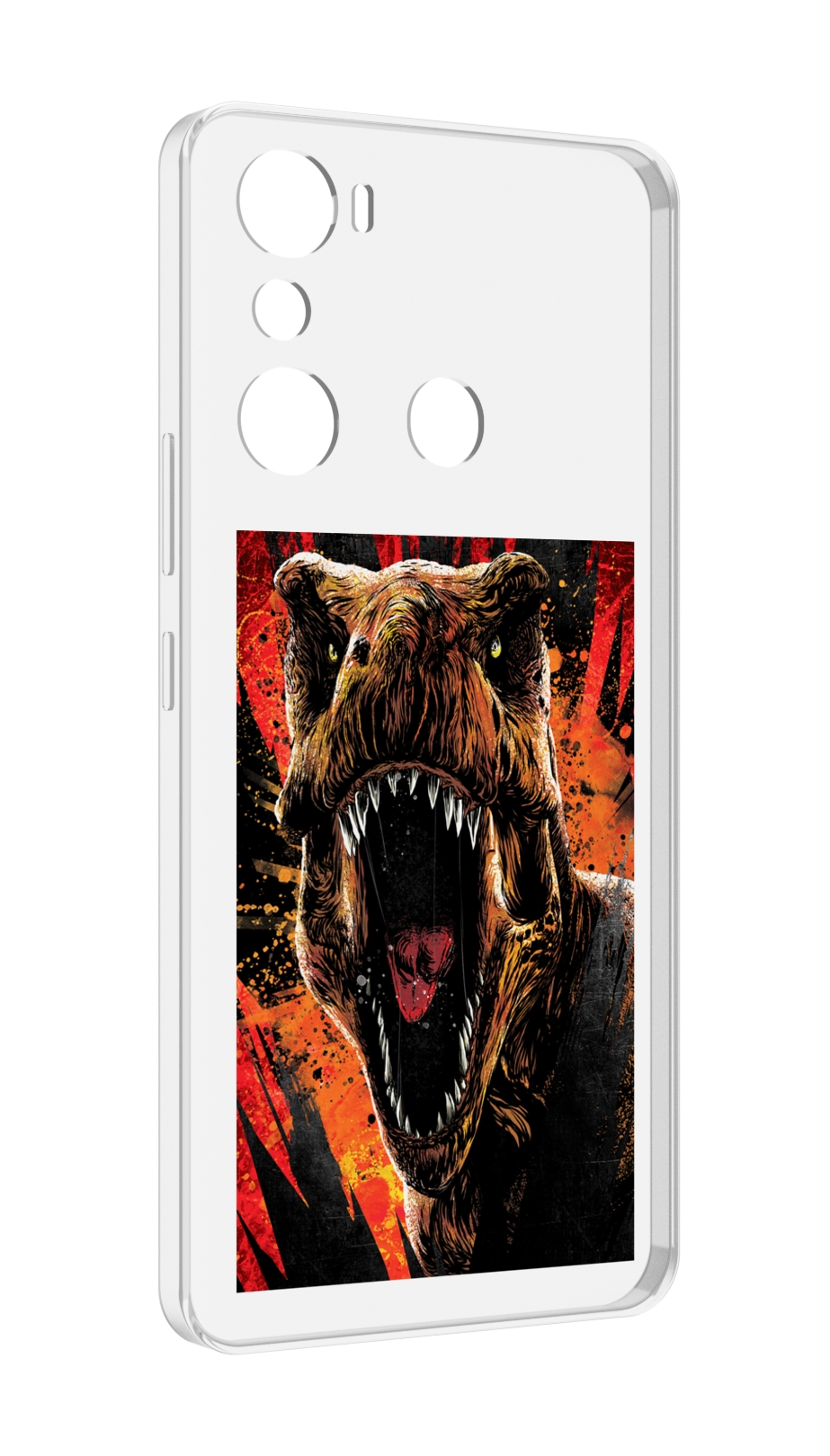 

Чехол MyPads Тиранозавр для Infinix Hot 20i, Прозрачный, Tocco