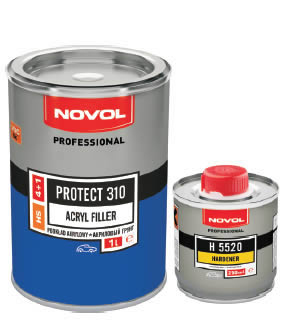 Грунт Novol 41 Hs Protect 310 Черный 1л Без Отвердителя Шт Novol арт 37141 4333₽