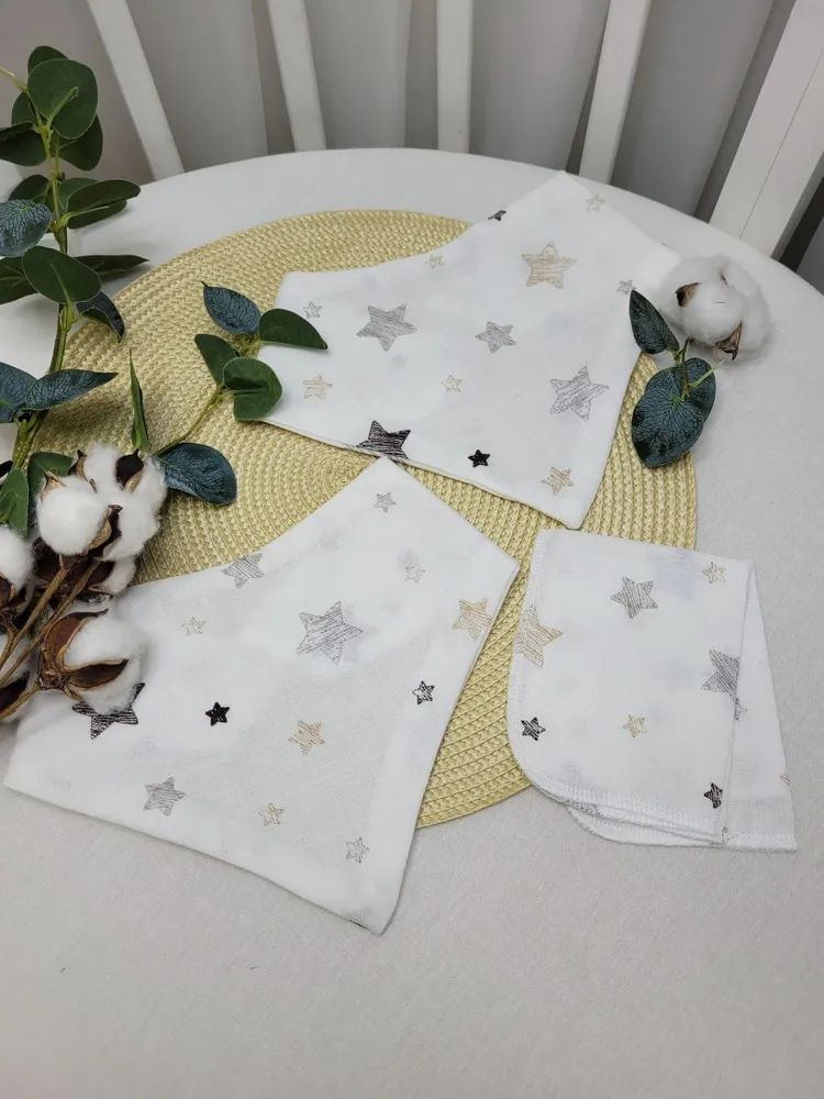 Нагрудники муслиновые 