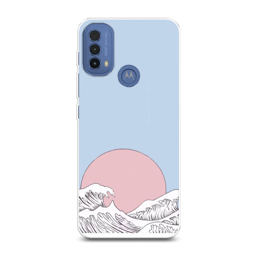 фото Силиконовый чехол "японское солнце" на motorola moto e30 awog