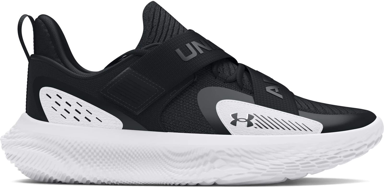 

Кроссовки унисекс Under Armour FLOFUTR X 4 черные M12.5 US; W14 US, Черный, FLOFUTR X 4