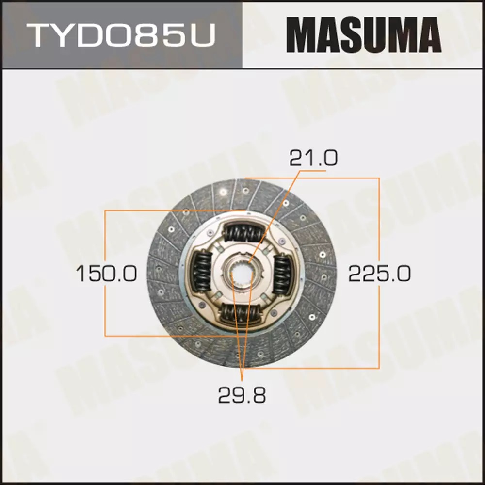 

Диск сцепления MASUMA tyd085u