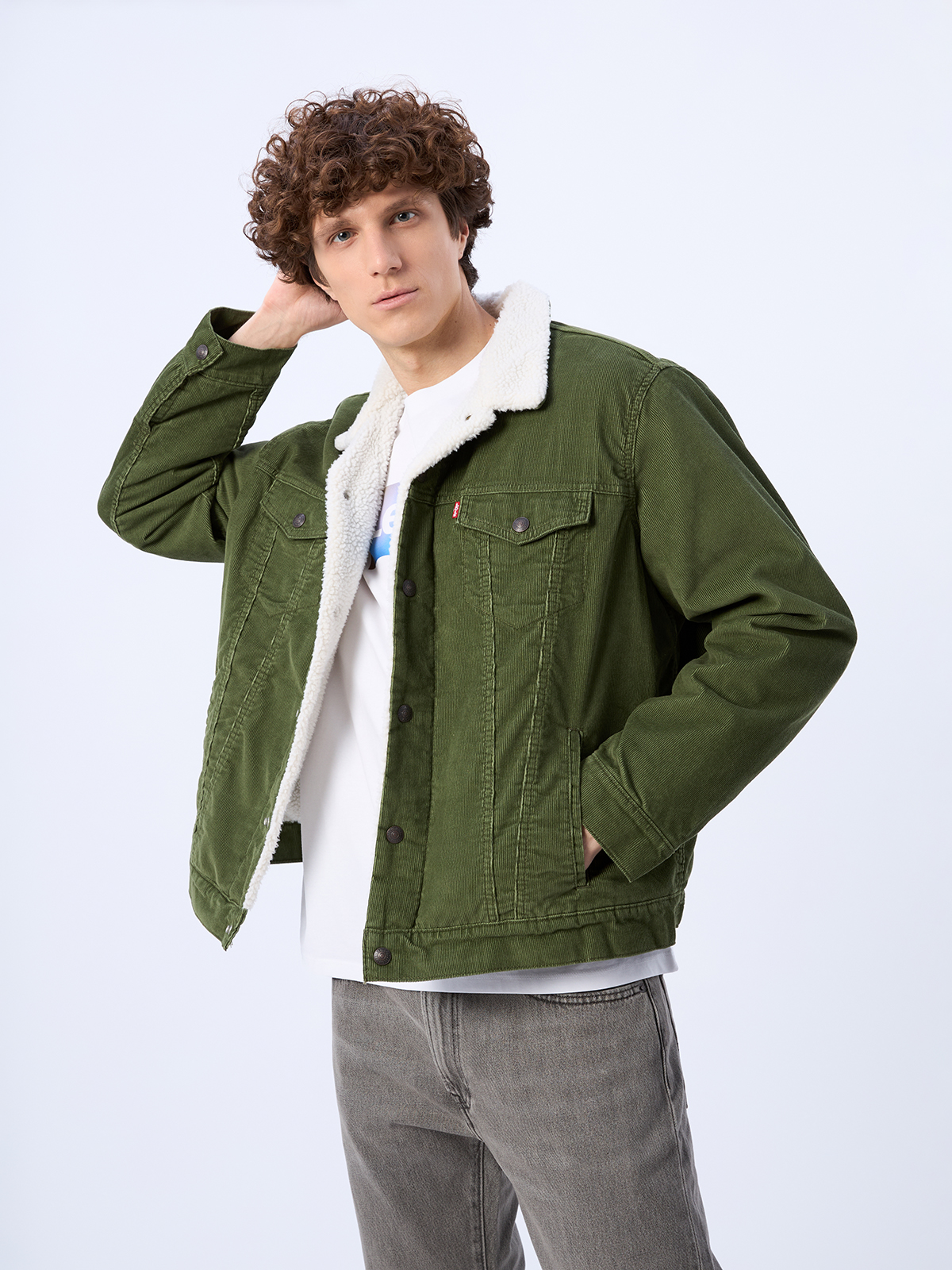 Куртка мужская Levi's 16365 зеленая XL
