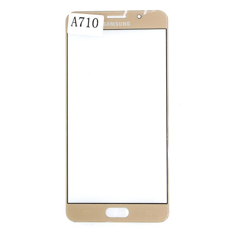 

Защитное стекло на Samsung A710F, Galaxy A7 (2016), 2.5D, золотой, X-CASE