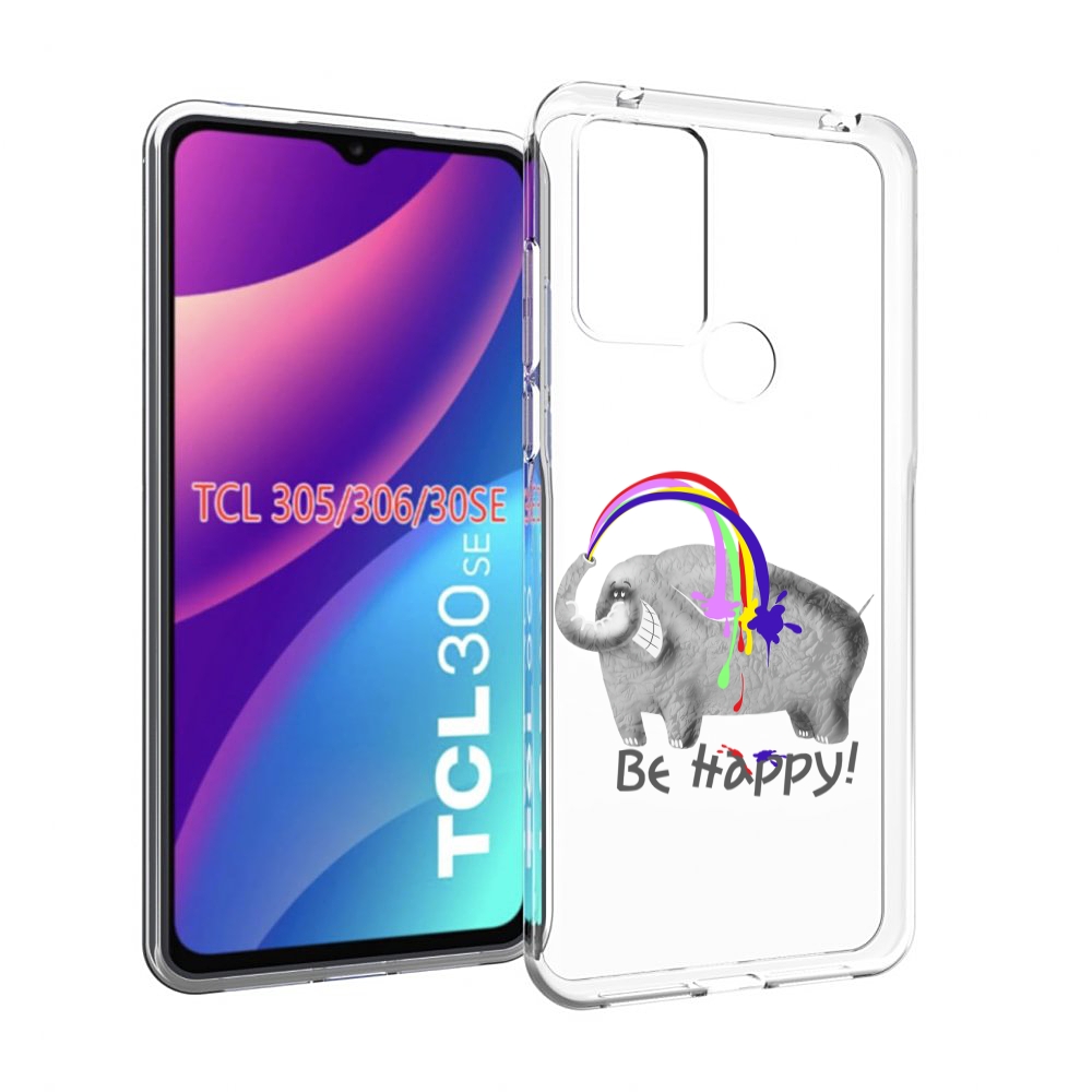 

Чехол MyPads счастливый слон для TCL 30SE/305/306/30E, Tocco