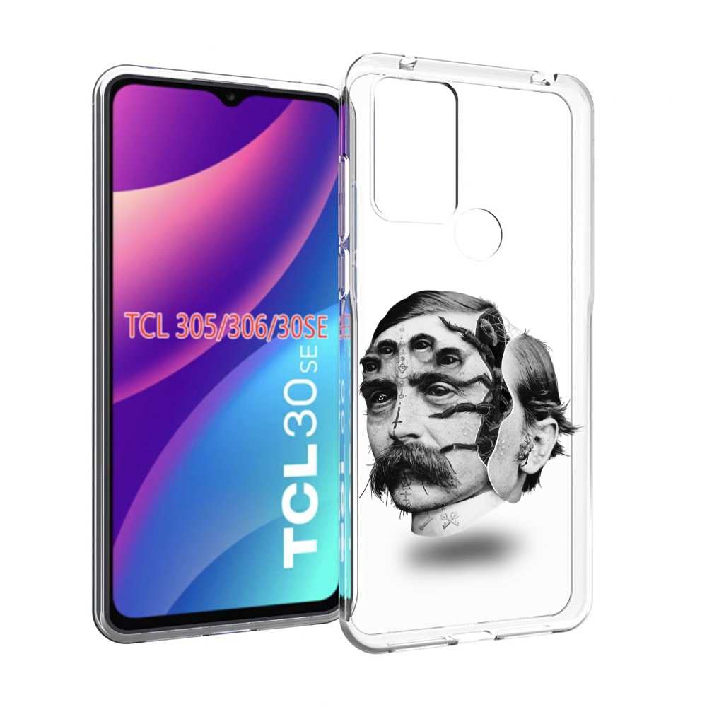 

Чехол MyPads страшное лицо мужчины для TCL 30SE/305/306/30E, Tocco