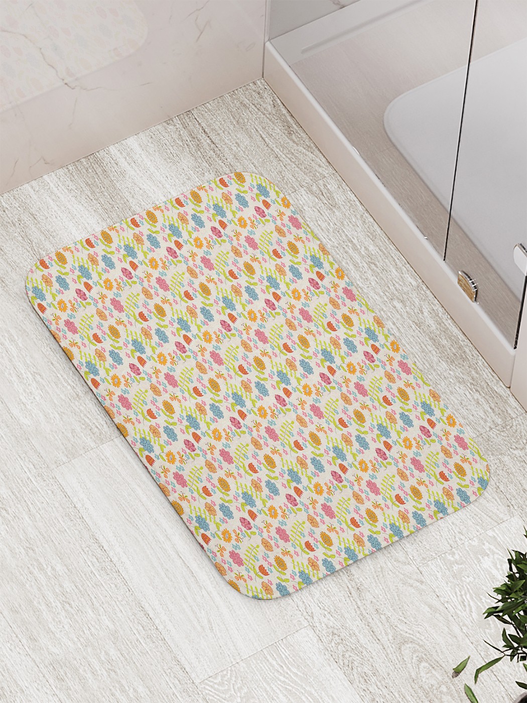 

Коврик противоскользящий для ванной, сауны, бассейна, 77х52 см bath_63225 JoyArty