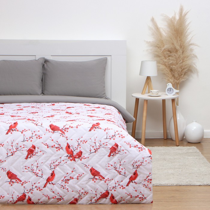 

Покрывало LoveLife евро Red cardinal 200х210 микрофайбер, Зигзаги