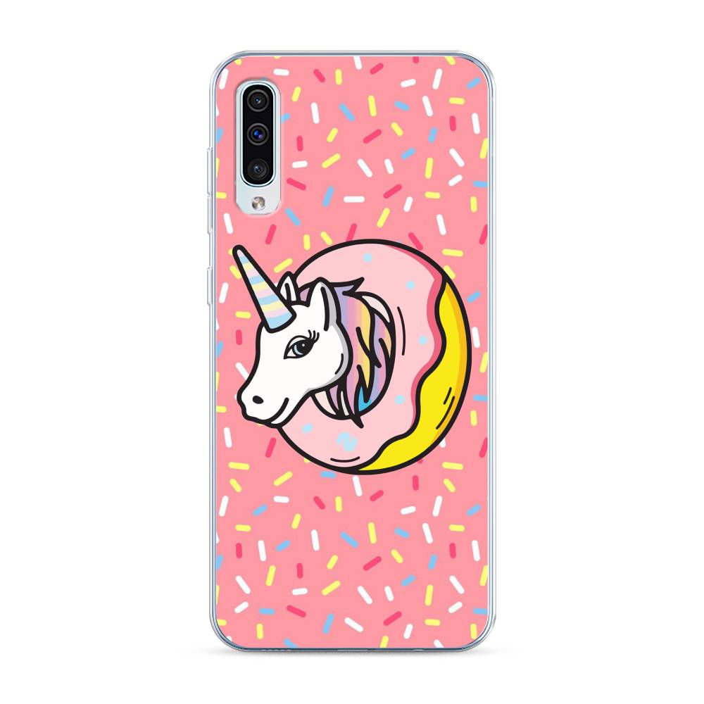 

Чехол Awog на Samsung Galaxy A30s/A50 "Единорог в пончике", Разноцветный, 28850-2