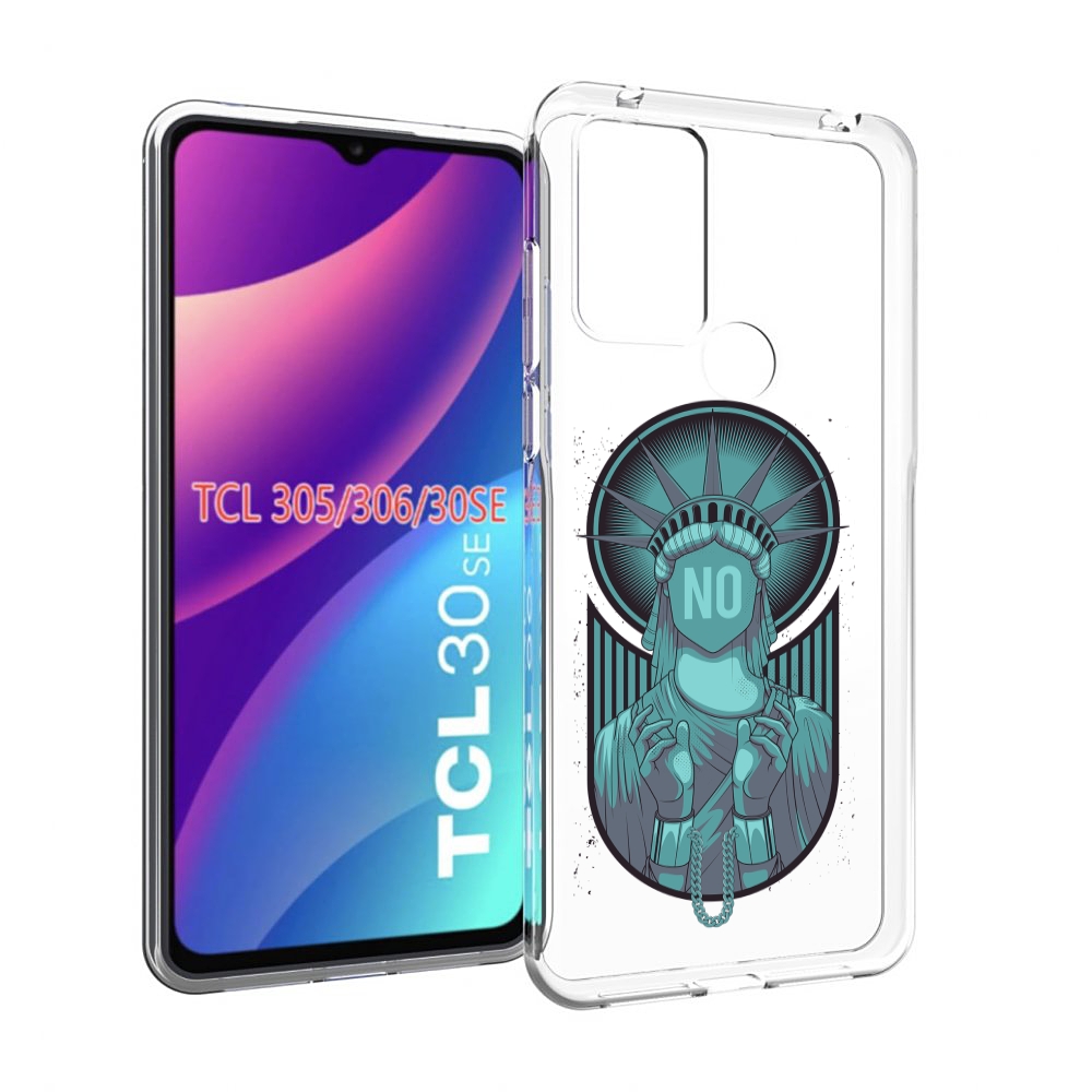 

Чехол MyPads статуя свободы зеленый для TCL 30SE/305/306/30E, Tocco