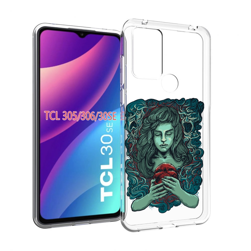 

Чехол MyPads спящая девушка для TCL 30SE/305/306/30E, Tocco