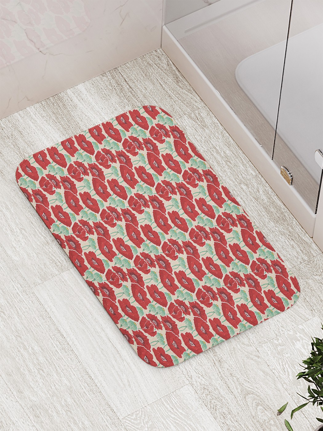 

Коврик противоскользящий для ванной, сауны, бассейна, 77х52 см bath_63220 JoyArty