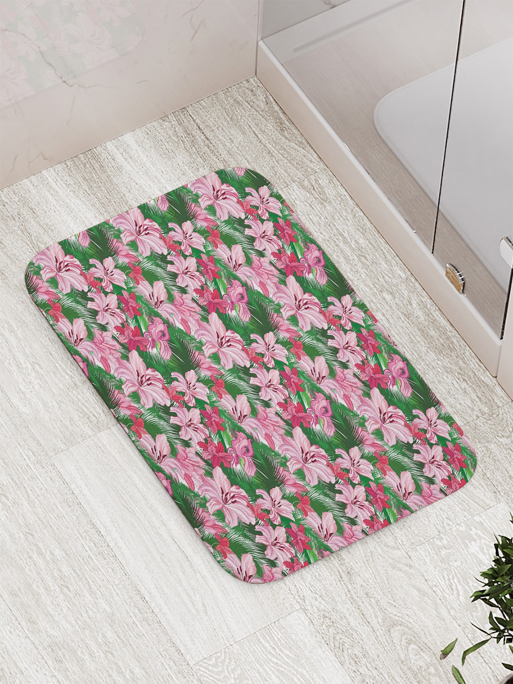

Коврик противоскользящий для ванной, сауны, бассейна, 77х52 см bath_63188 JoyArty