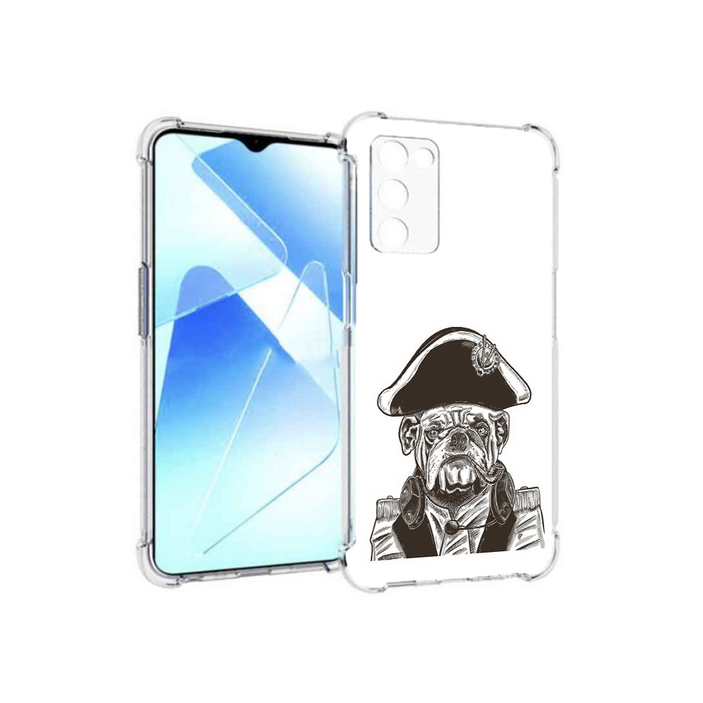 Чехол MyPads Tocco для Infinix Zero X Pro мопс генерал