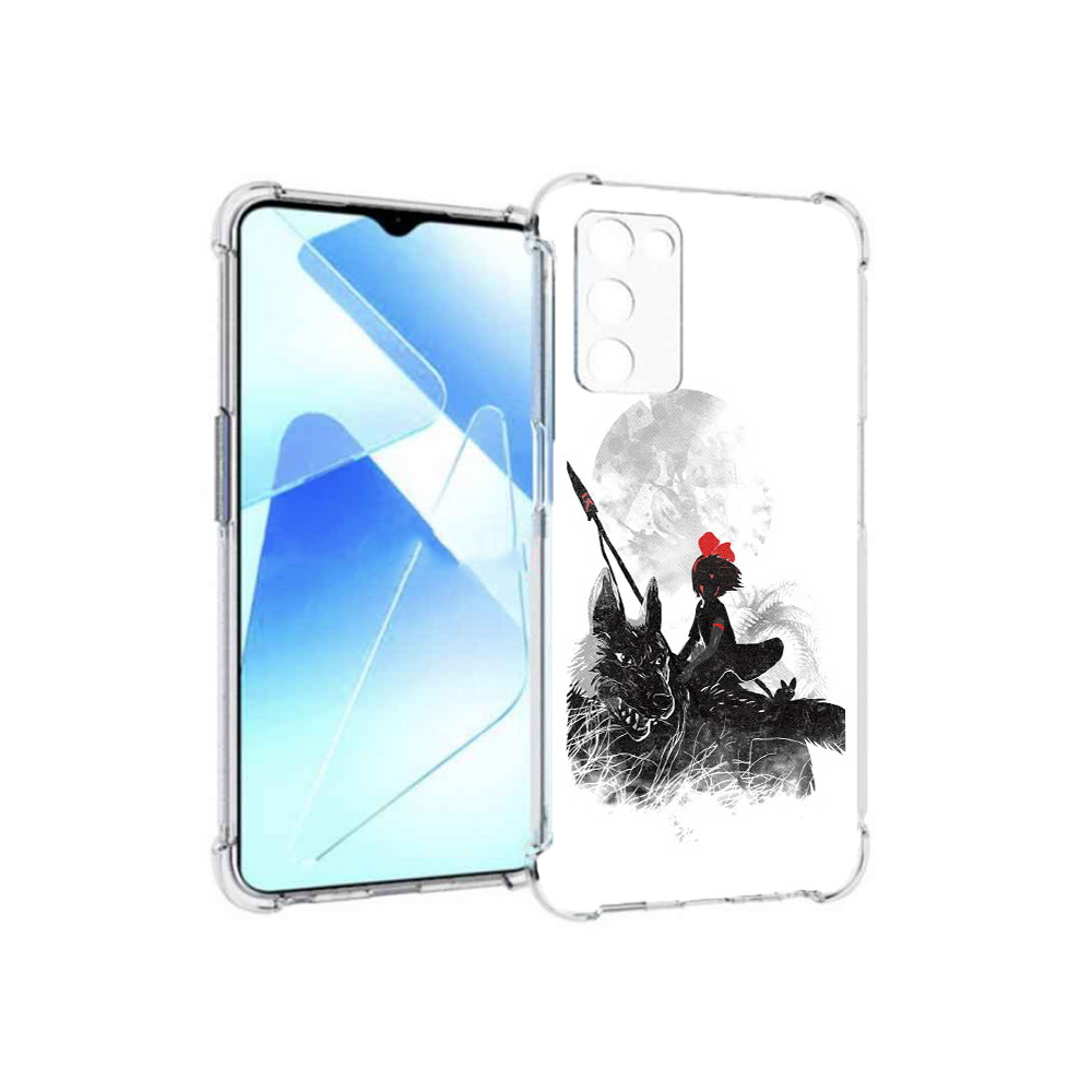 

Чехол MyPads Tocco для Infinix Zero X Pro мононоке, Прозрачный, Tocco