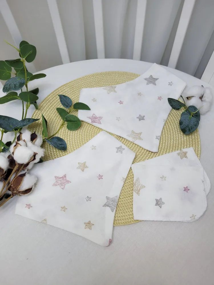 Нагрудники муслиновые 