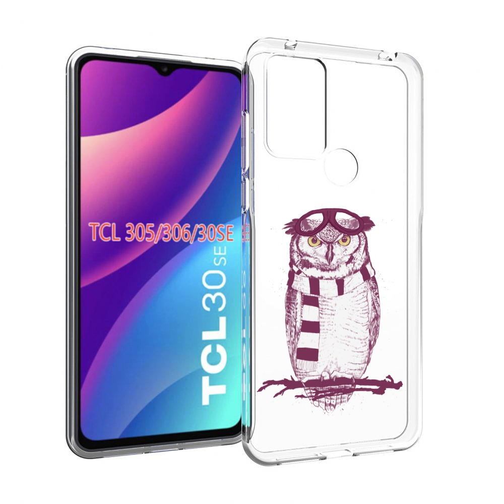 

Чехол MyPads сова-летчик для TCL 30SE/305/306/30E, Tocco