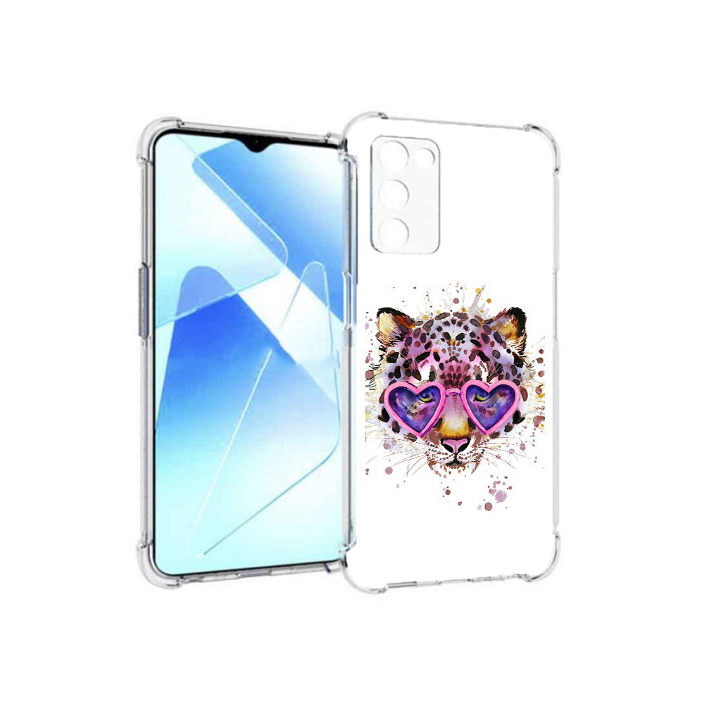 

Чехол MyPads Tocco для Infinix Zero X Pro модный леопард, Прозрачный, Tocco