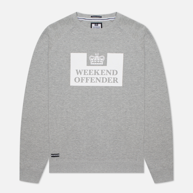 

Свитшот мужской Weekend Offender WOSW110 серый L, WOSW110